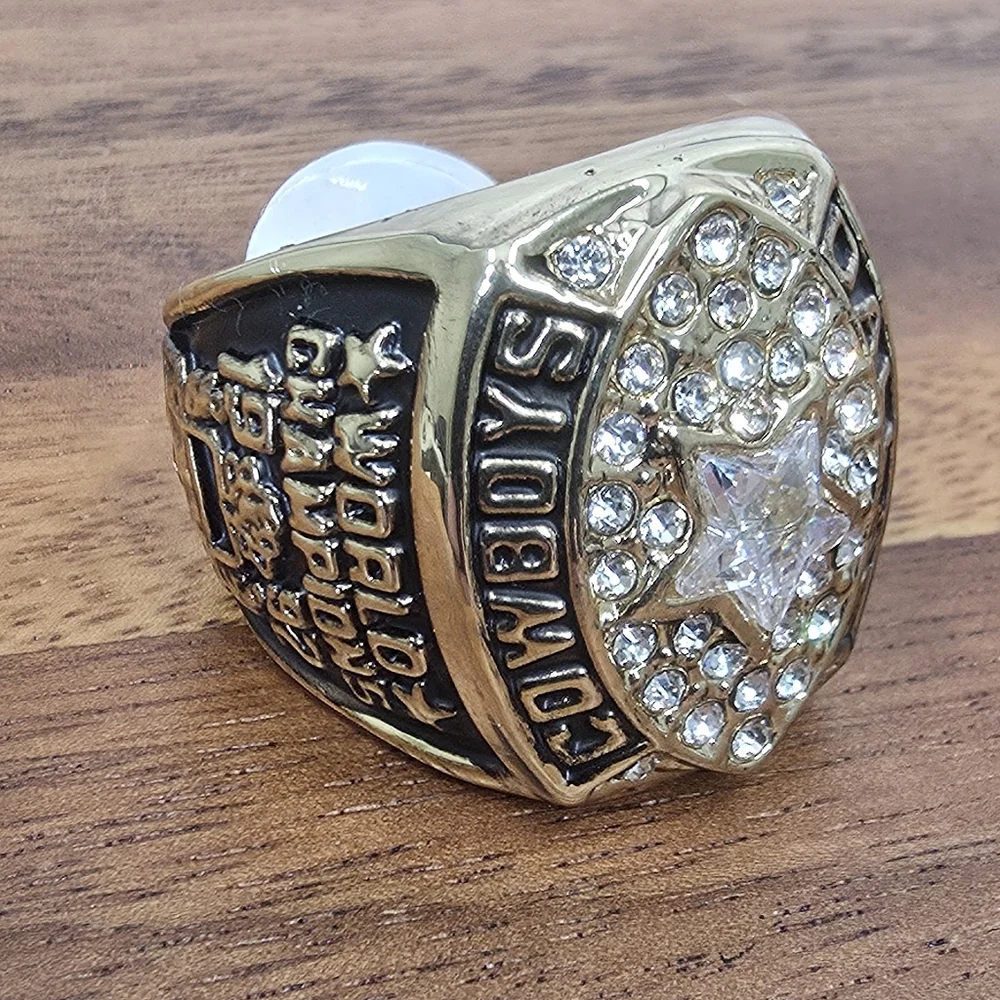 Dallas‎ Cowboys Championship Ring 1992 Fan Edition Gold Size 13